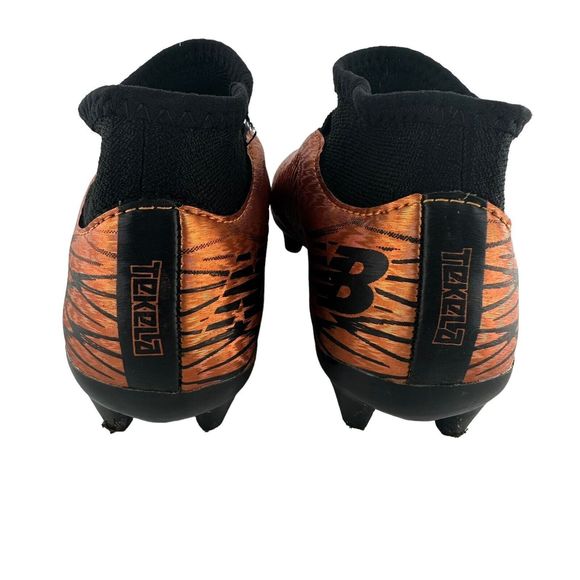 New Balance Youth Soccer Cleats 11.5 Tekela v4 Magique Junior FG Brown Gold - Picture 5 of 8